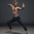 iron fist shirtless in a pose