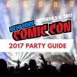 nycc party guide with nycc logo over a scene of people partying